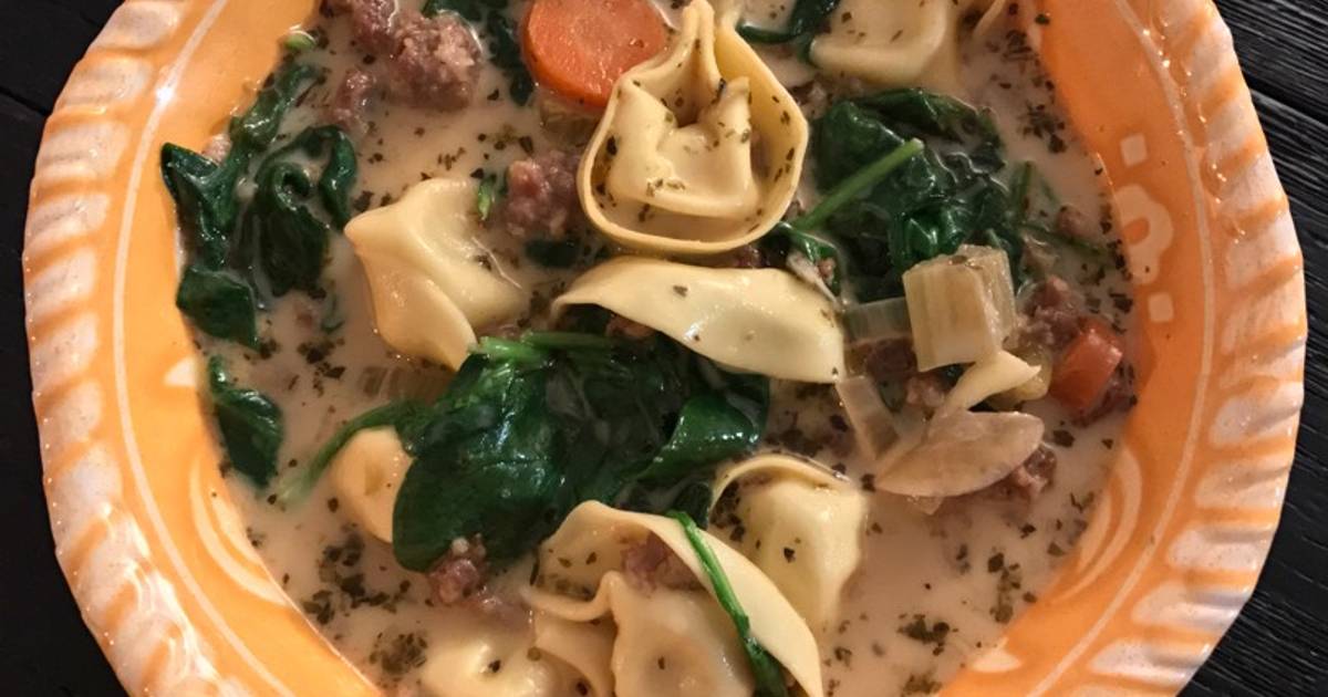 Crock Pot Creamy Tortellini Soup Recipe by jenny.dinuoscio Cookpad