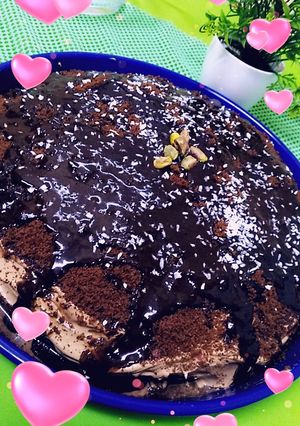 صورة لوصفة كيكة الشوكولاتة 😋