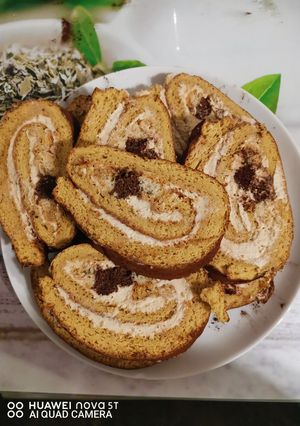 Tiramisu-s piskótatekercs recept fotója