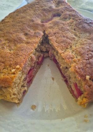 Gyors diétás meggyes/cseresznyés süti recept fotója