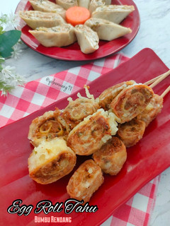 Foto resep Egg Roll Tahu (Bumbu Rendang)