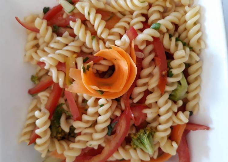 Recipe of Perfect Spiral pasta salad