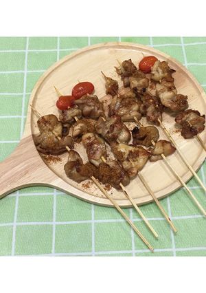 รูปของ ไก่ย่างคลุกพริกหม่าล่า