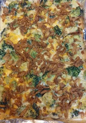 A picture of Cheesy Broccoli Casserole.