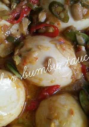 Foto resep Telur Bumbu Tauco