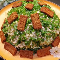 A picture of 🌱 “April” Spring Salad — Viral Crunchy No-Mayo Salad.