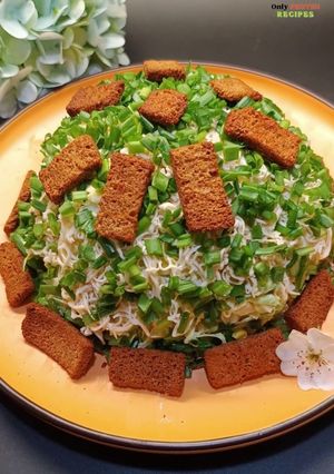 A picture of 🌱 “April” Spring Salad — Viral Crunchy No-Mayo Salad.