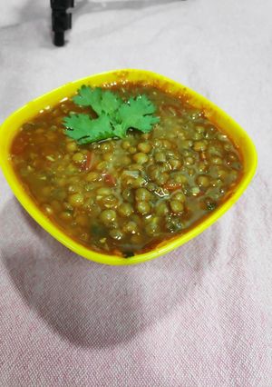 A picture of Masoor ki Sabji.
