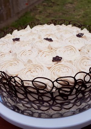 Tejszínes gesztenyetorta recept fotója