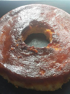 Una foto de Postre budín de pan