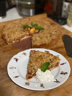 A picture of Nectarine Tart.