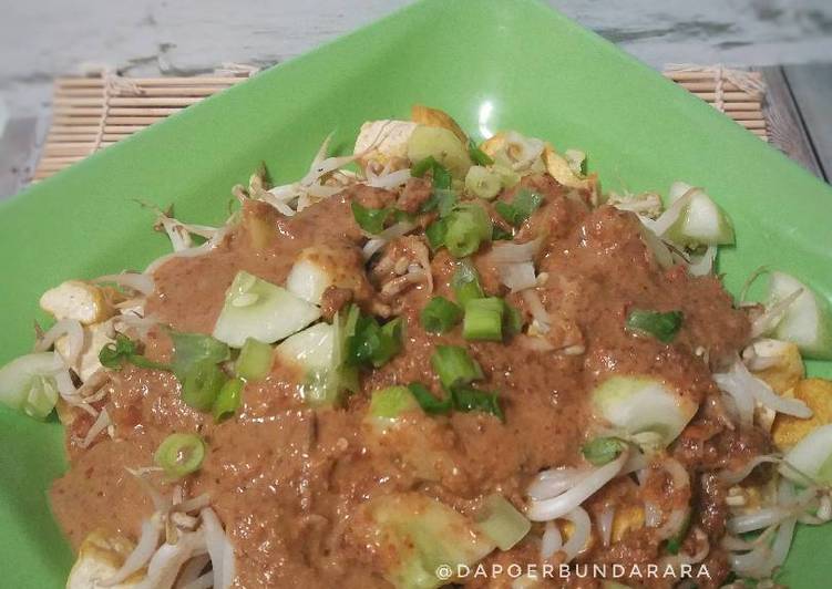 Pecel Tahu Telur #prDibumbuKacangin