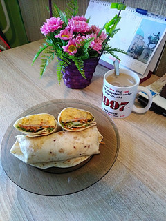 Rántottás tortilla recept fotója