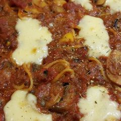A picture of Baked spaghetti.