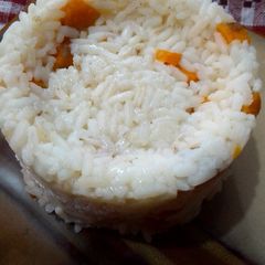 A picture of Plain Carrot Rice.
