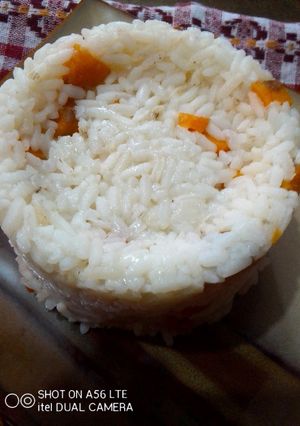 A picture of Plain Carrot Rice.