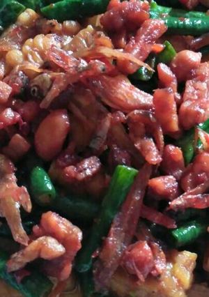 Foto resep Tumis kacang panjang tempe