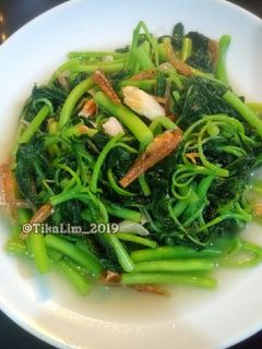 Foto resep Bayam tumis teri