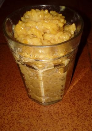 Una foto de Arroz con leche en polvo y caramelo