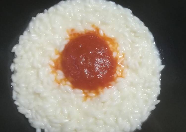 Easiest Way to Make Perfect Sol Levante - Risotto al parmigiano con pomodoro e peperoncino
