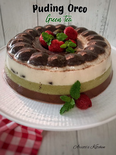 Foto resep Puding Oreo Green Tea