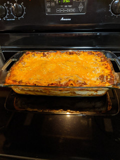 A picture of Ann's Famous Lasagna.