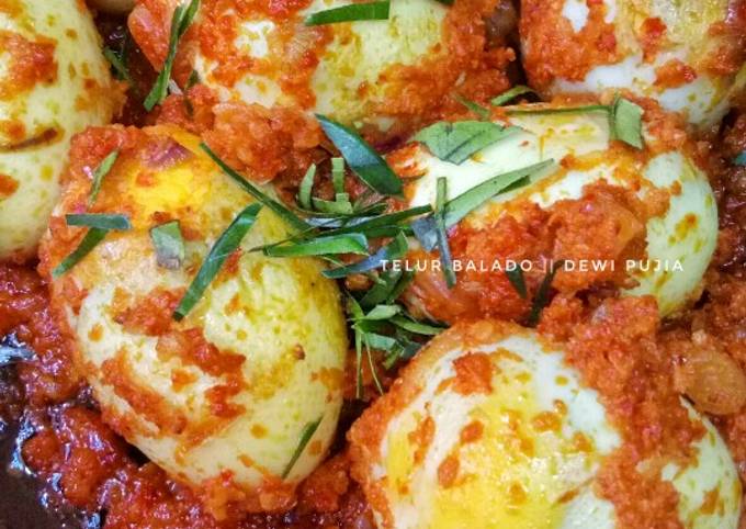 Resep: Telur Balado Simpel dan Enak Irit Untuk Jualan