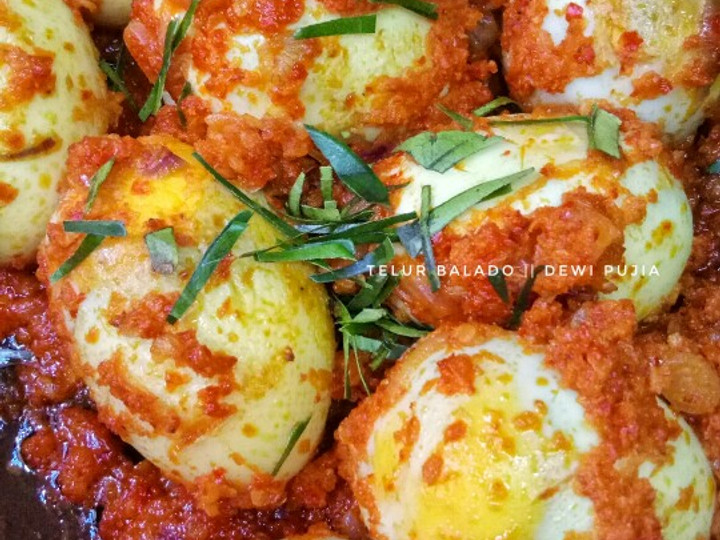 Resep: Telur Balado Simpel dan Enak Irit Untuk Jualan