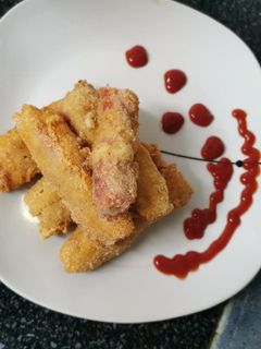 Una foto de Flamenquines de jamón y queso