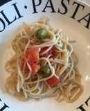 Spaghetti con aceitunas
