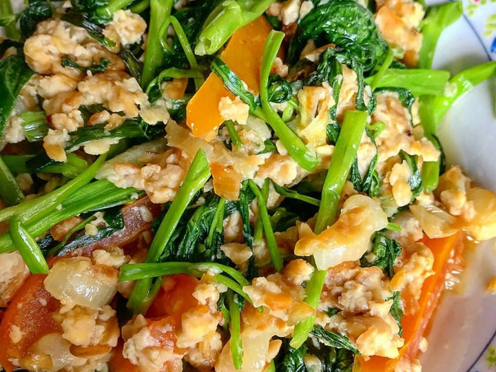 Resep Tumis Kangkung Tempe, Enak Banget
