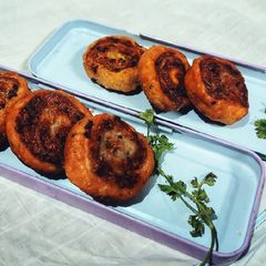 A picture of Potato Wheel Samosa.