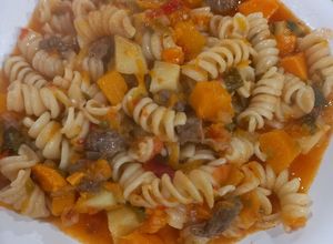 Una foto de Guiso de Fideos con Boniato