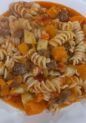 Una foto de Guiso de Fideos con Boniato