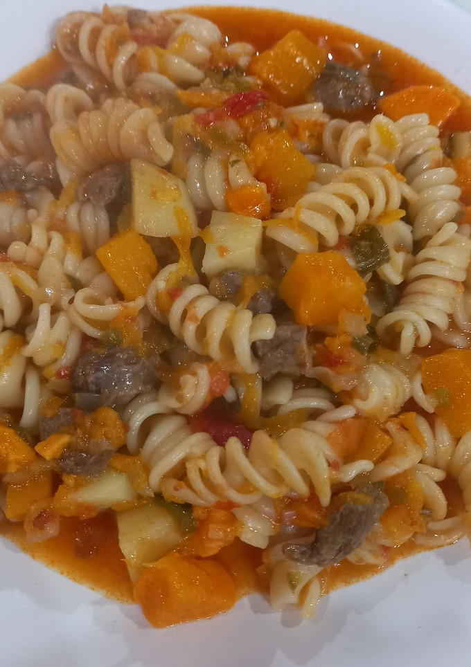 Una foto de Guiso de Fideos con Boniato