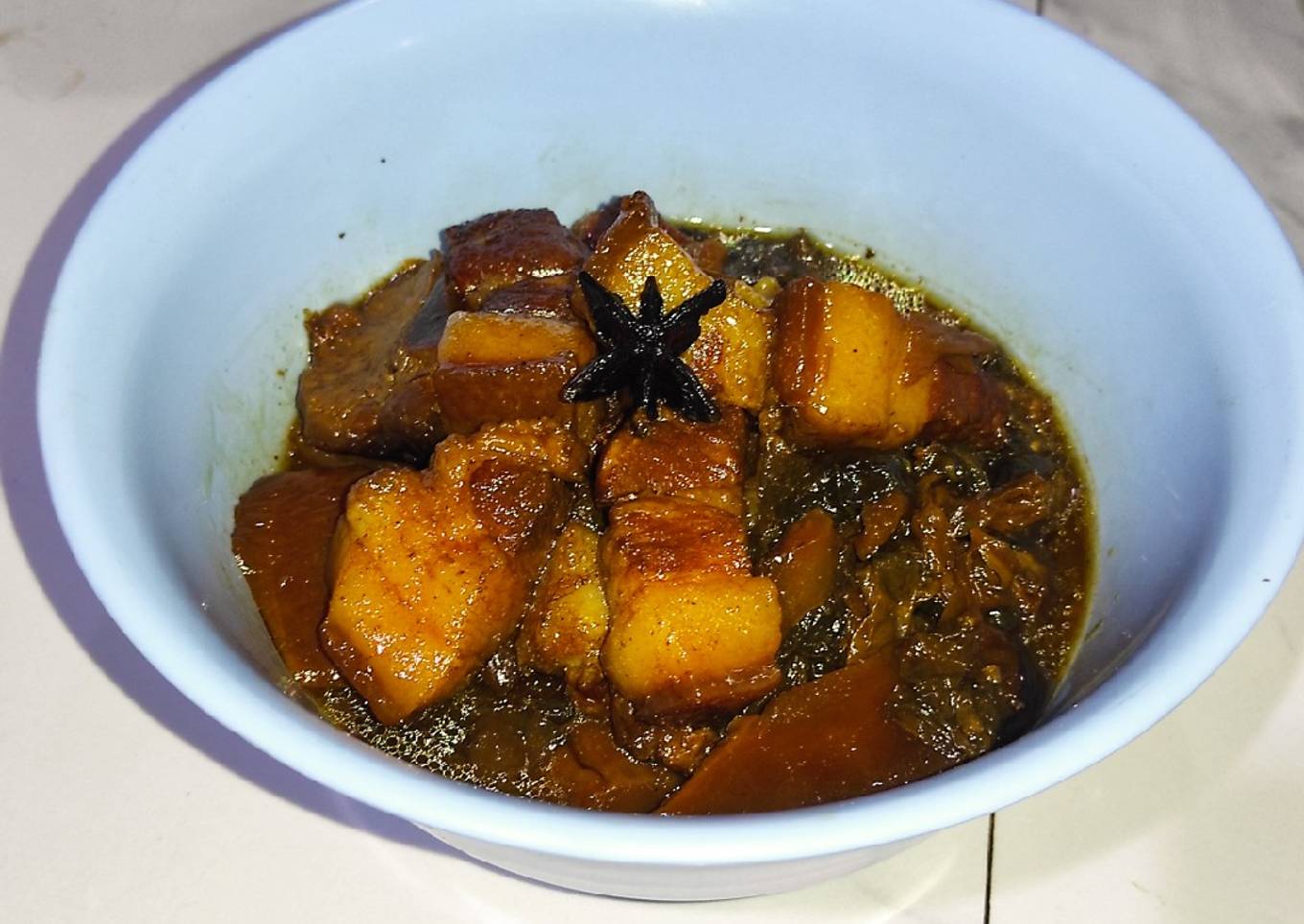 Babi kecap/Samcan kecap (non halal)