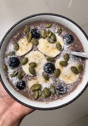 รูปของ Chocolate overnight oat