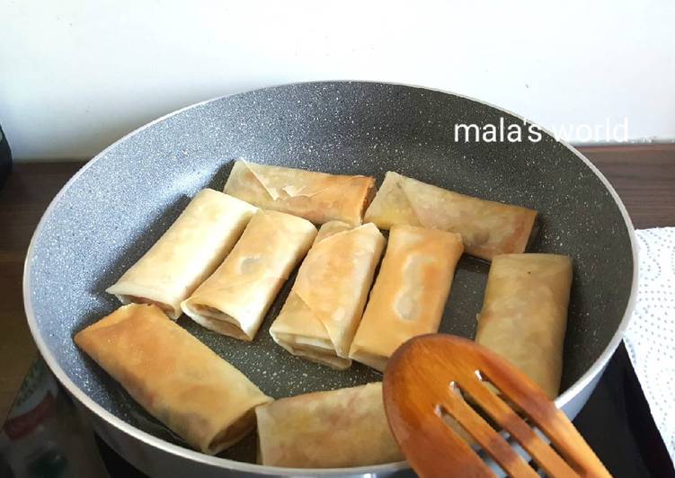 Rahasia Membuat Lumpia Goreng/Frühlingrolle Isi Sayuran yang Menggugah Selera