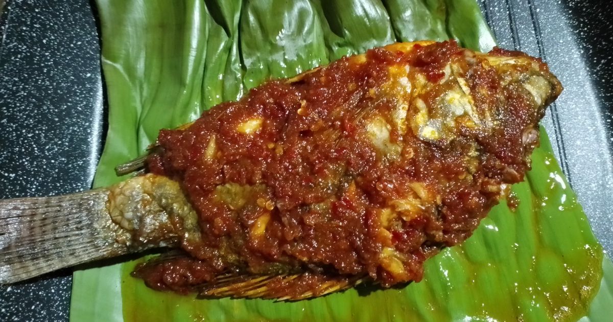 Ikan bakar mujair praktis