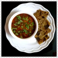 A picture of Raw Banana Kofta curry.