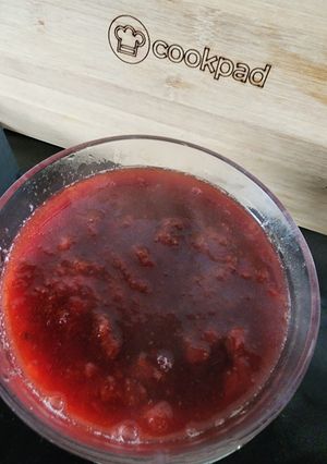 A picture of Strawberries Sauce.
