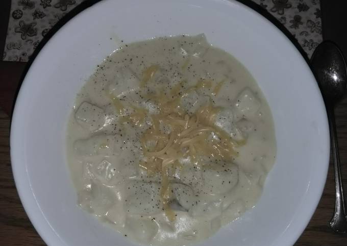 Potato &amp; Cheddar Soup