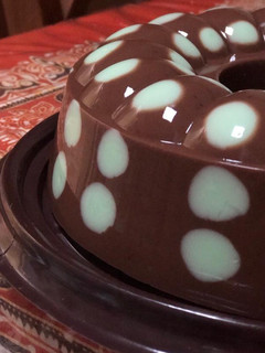 Foto resep Puding coklat polkadot