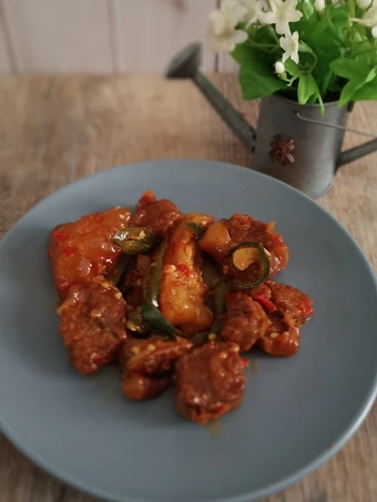 Langkah Gampang Menyiapkan Resep Oseng Mercon Sengkel + Urat yang Menggugah Selera Anti Ribet, Mantap