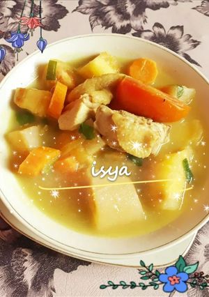 Foto resep Sop pohong (singkong)