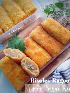 Foto resep Risoles Ragout Ayam Sayur Keju