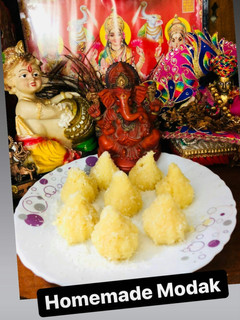 A picture of Dry Coconut Modak.