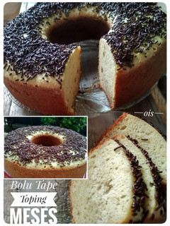 Foto resep Bolu Tape Toping Meses 🍮😋😍