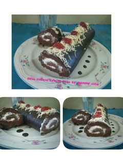 Foto resep Bolu gulung coklat siram ganache