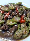 Tumis Okra Teriyaki